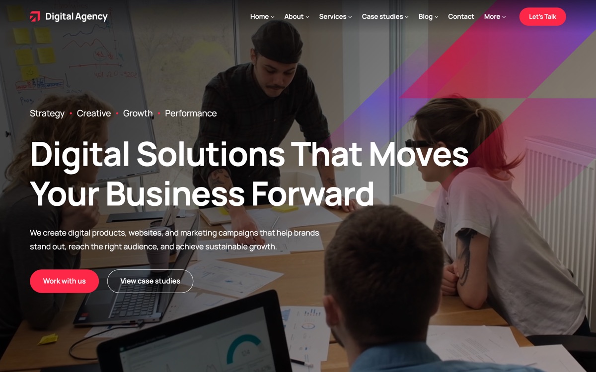 Digital Agency (FSE) 데모 화면